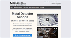 Desktop Screenshot of goldscoops.com
